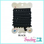 LACE - POM POM BALL-POLYESTER-2YD(BLACK, BROWN, DARK GREEN, DARK RED, LIGHT BLUE, PINK, PURPLE, RED, WHITE, YELLOW)